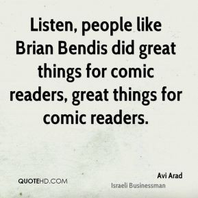 ... did great things for comic readers, great things for comic readers