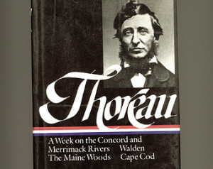Thoreau, Walden, A Week on the Concord and Merrimack Rivers, Cape Cod ...