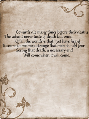 William Shakespeare from Julius Caesar