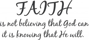 Characteristics of Extreme Faith