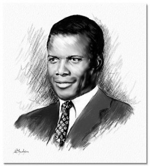 Sidney Poitier by shahin