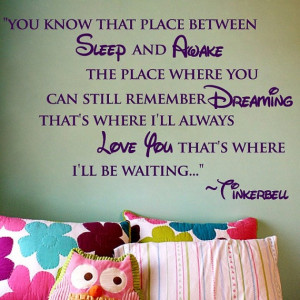 tinkerbell.... My litle girl will have this in her room that is a ...