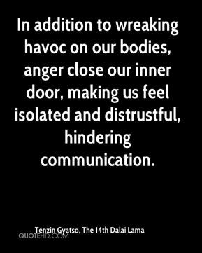 In addition to wreaking havoc on our bodies, anger close our inner ...