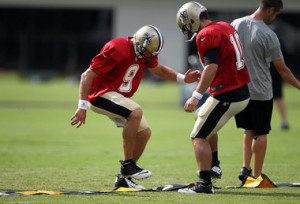 Michael DeMocker / The Times-Picayune New Orleans Saints quarterbacks ...