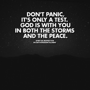 ... in a still, small voice. To us, it seems like an impression inside