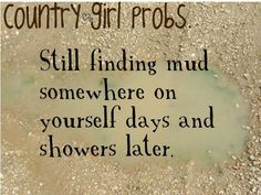 country girl probs. #3 
