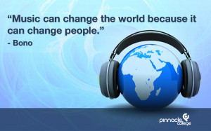 Music Can Change The World Because It Can Change People ~ Music Quote