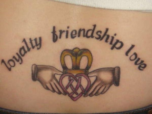 Friendship Loyalty Love Tattoo Designs | Loyalty Tattoo Designs