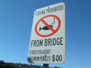 no fishing allowed