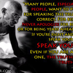 Gandhi Quote: Many people, especially ignorant people, want to punish ...