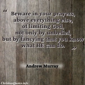 Andrew Murray Christian Quote - Expect Great Things
