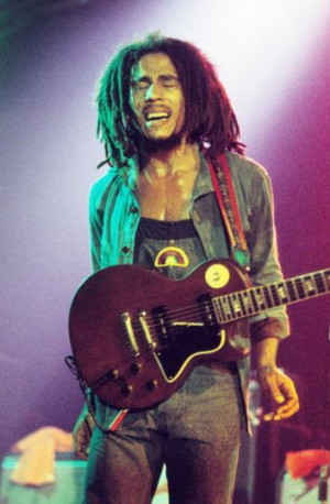Bob Marley performs on stage with The Wailers at Houtrust Hallen on ...