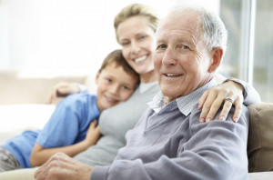 TimeFinders Retirement Downsizing Service Grandad with family