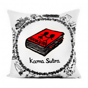 Happily Unmarried Kamasutra Cushion Cover