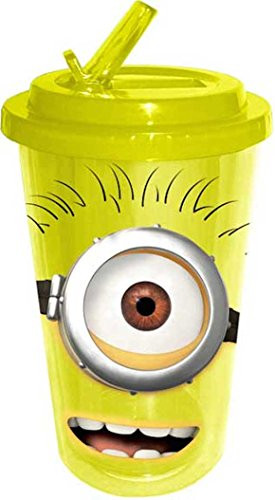 ... Me-Happy-One-Eye-Minion-16-ounce-Cold-Cup-Flip-Up-Straw-Water-Bottle-0