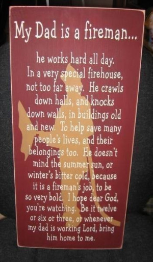 Is A Fireman Primitive Handpainted Wood Sign Wall Decor Firefighter ...