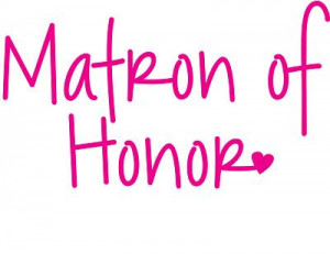 Matron of Honor