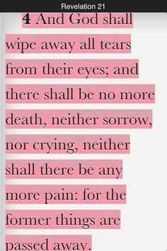Verses for GRIEF ))) And God shall wipe away all tears from their eyes ...