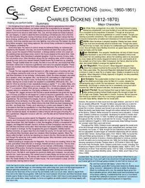 Great Expectations: Charles Dickens Cheat Sheet Study Guide
