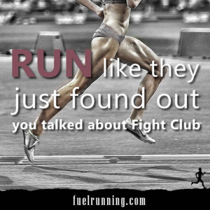 Funny Running Posts [21-40]:Fight Club