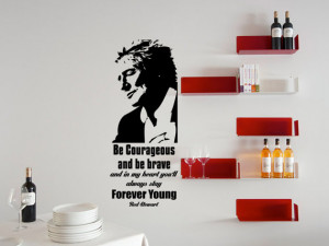 Rod Stewart Forever Young Quote Wall Decal 16 X 40 Inches