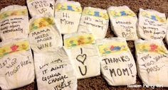 HPG Diaper Notes - have baby shower guests write funny or supportive ...