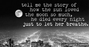 ... popular tags for this image include: moon, love, cute, sun and quote
