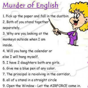 Words From The Master Funny Quotes About Teaching English