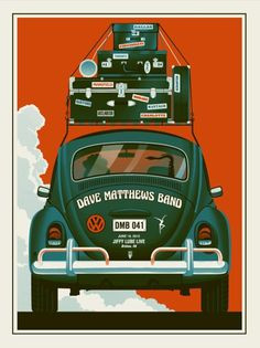 Dave Matthews Band - Bristow, VA 6-16-12 Bug Poster