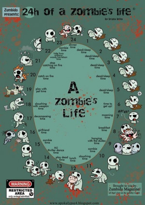 blood, cartoon, cute, zombie, zombies