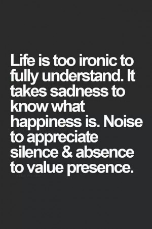 life is too ironic...