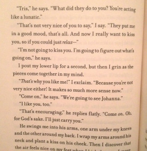 One of the best, funniest parts of Insurgent, in my opinion.
