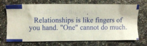 Fortune Cookie Seems To Recommend Infidelity (PHOTO)