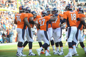 ... of their starting Offensive Line when they take on the Denver Broncos