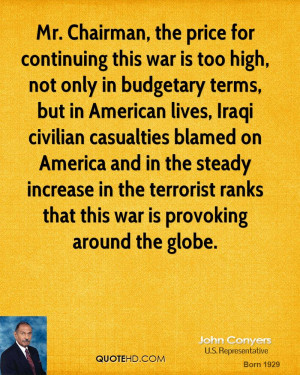 ... civilian casualties blamed on America and in the steady increase in
