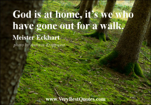 home quotes, God is at home