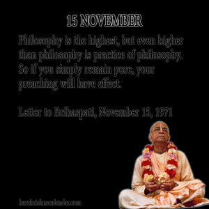 Srila Prabhupada Quotes For Month November 14