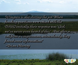 Congress is also stirring the pot. When