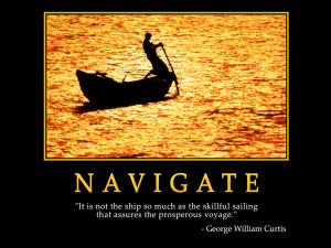 Motivational wallpaper on Navigate : It is not ship so much as the ...