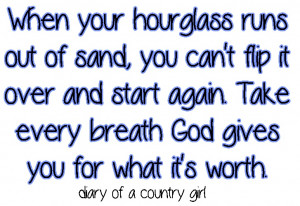 Don't Blink reminds me of an amazing friend I lost, this quote just ...