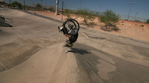 Video: Teen Does Extreme Sports in Wheelchair.