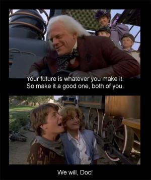 ... back to the future III.. One hell of a good movie... 