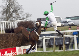 ... on that? History is made as all the horses in a race fail to finish