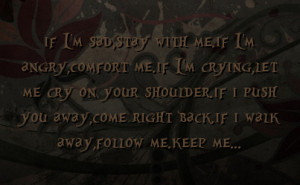 Push You Away Right Back