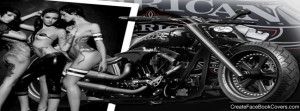 Harley Davidson 9 And Hot Women Wallpaper Facebook Cover