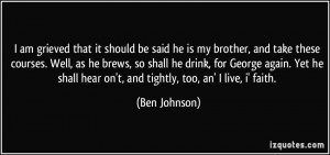 More Ben Johnson Quotes