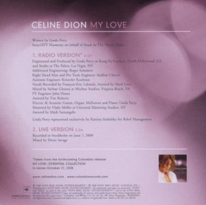 Celine Dion Love Album Cover