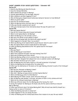 Fahrenheit 451 Study Guide