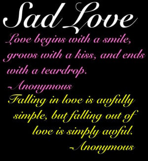 Quotes And Sayings Cool Sad Love Poems For Him That Will Make You Cry ...