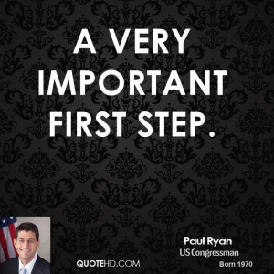 very important first step.